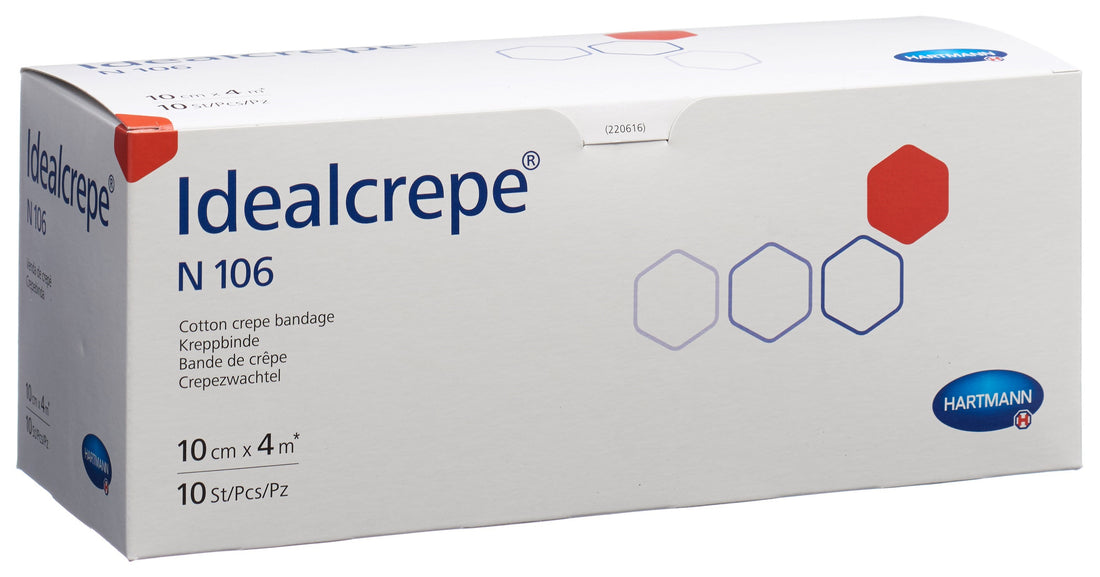 IVF Idealcrepe Bande de Crêpe 4 m x 10 cm | Lot de 10 pièces