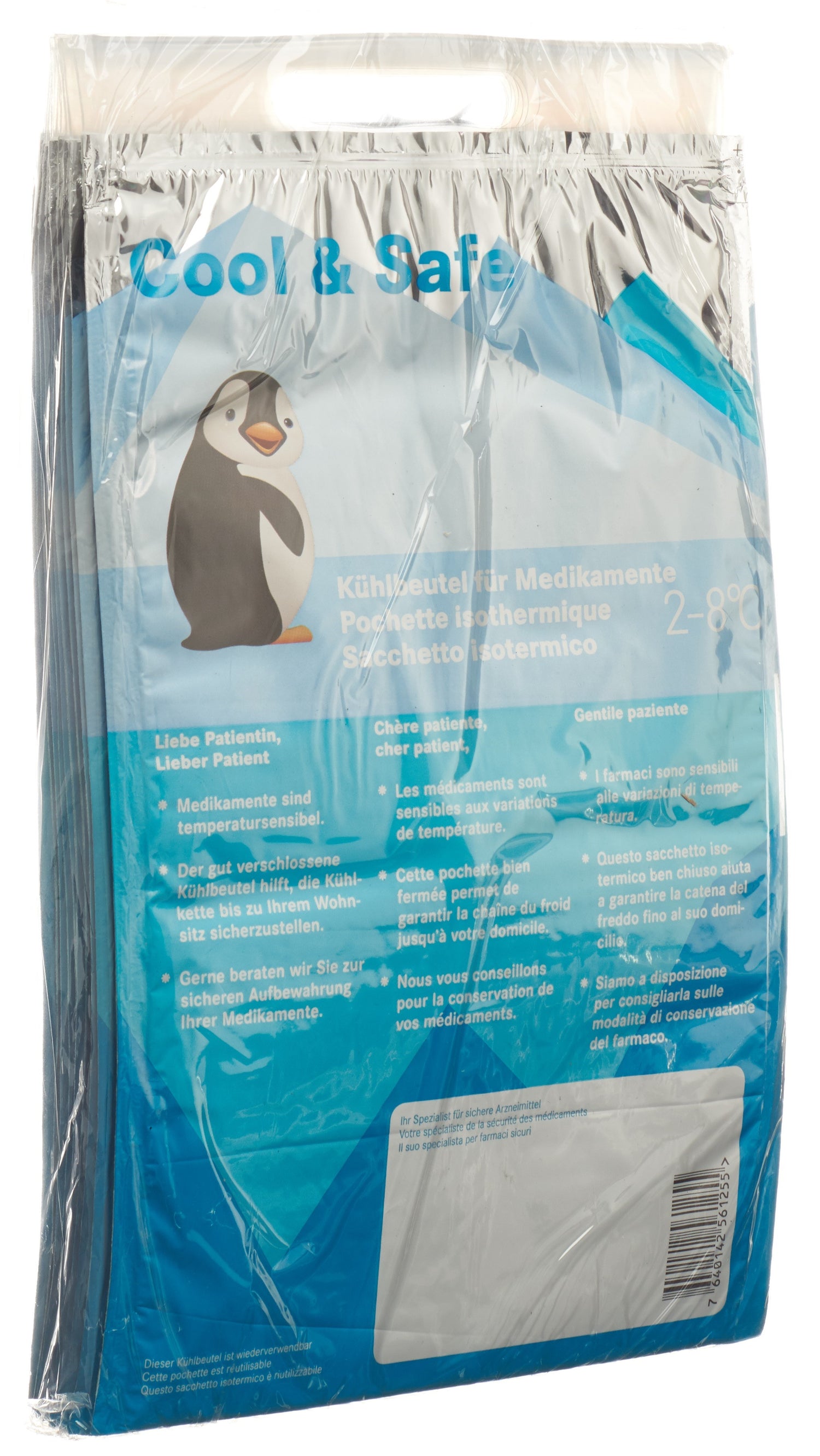 COOL&amp;SAFE Sac Isotherme 10 Pièces pour Médicaments | Transport Fraîcheur