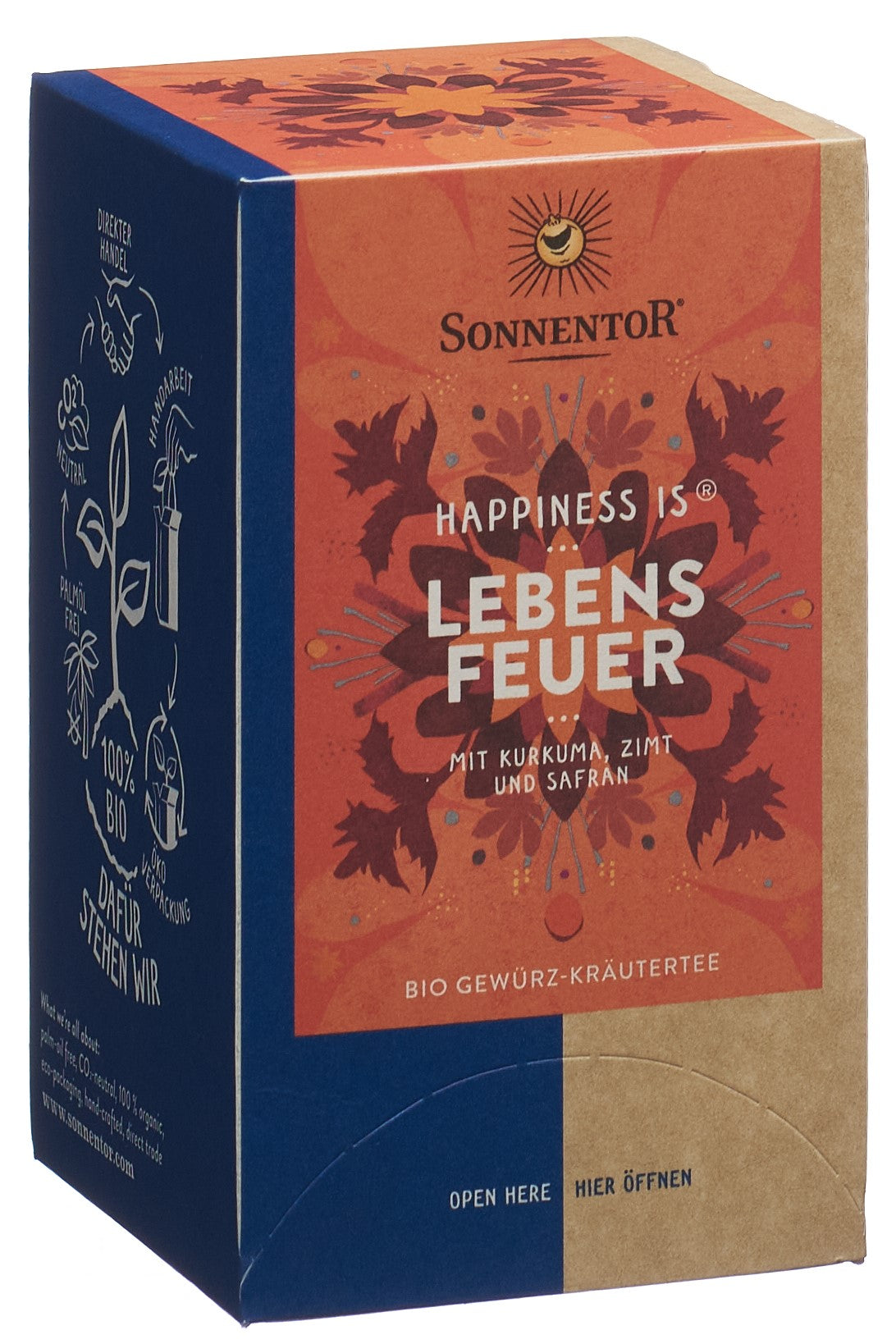 SONNENTOR Infusion Bonheur BIO 18 sachets | Bien-être &amp; Sérénité