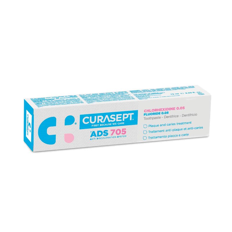CURASEPT ADS 705 Dentifrice 0.05% Soin Gencives | Tube 75 ml