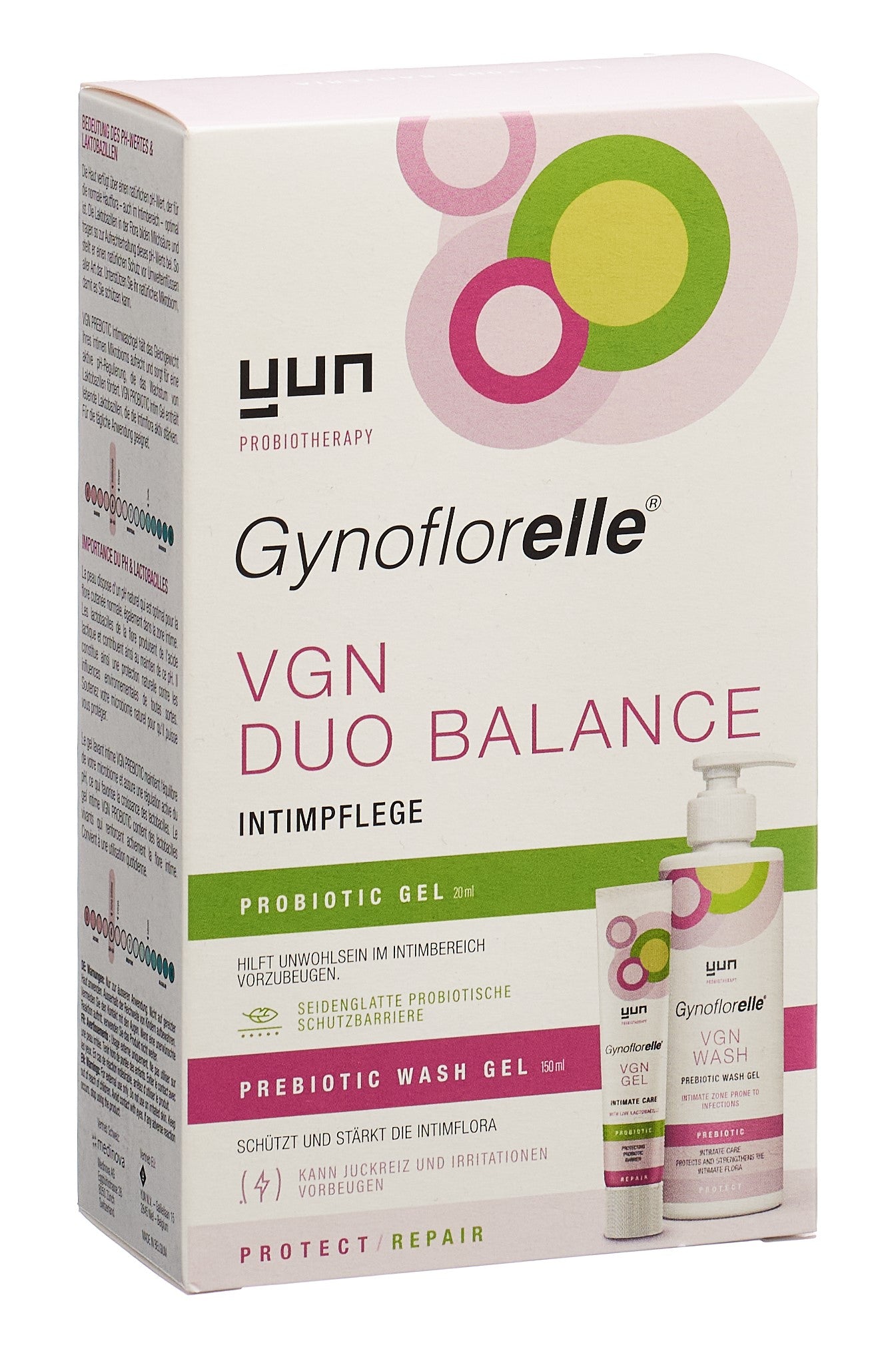 GYNOFLORELLE VGN Duo Gel &amp; Wash Équilibre Intime | 20 ml + 150 ml