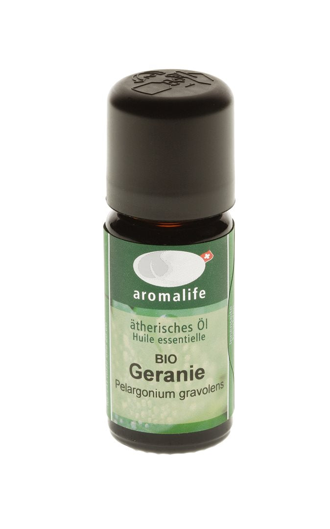 AROMALIFE Huile Essentielle Géranium Bio Soin Apaisant | 10 ml