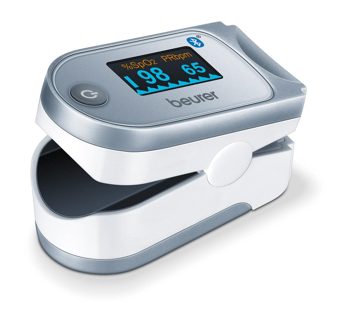 BEURER Oxymètre de Pouls Doigt PO 60 BT Mesure Rapide | Dispositif Médical