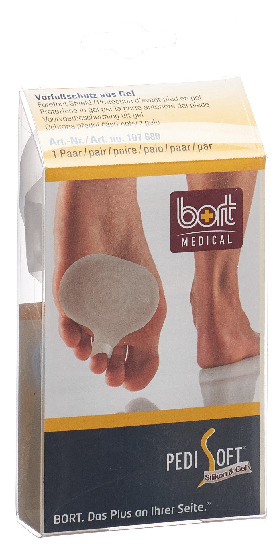 BORT PEDISOFT Coussinets Avant-Pied Confort &amp; Protection | 2 Unités