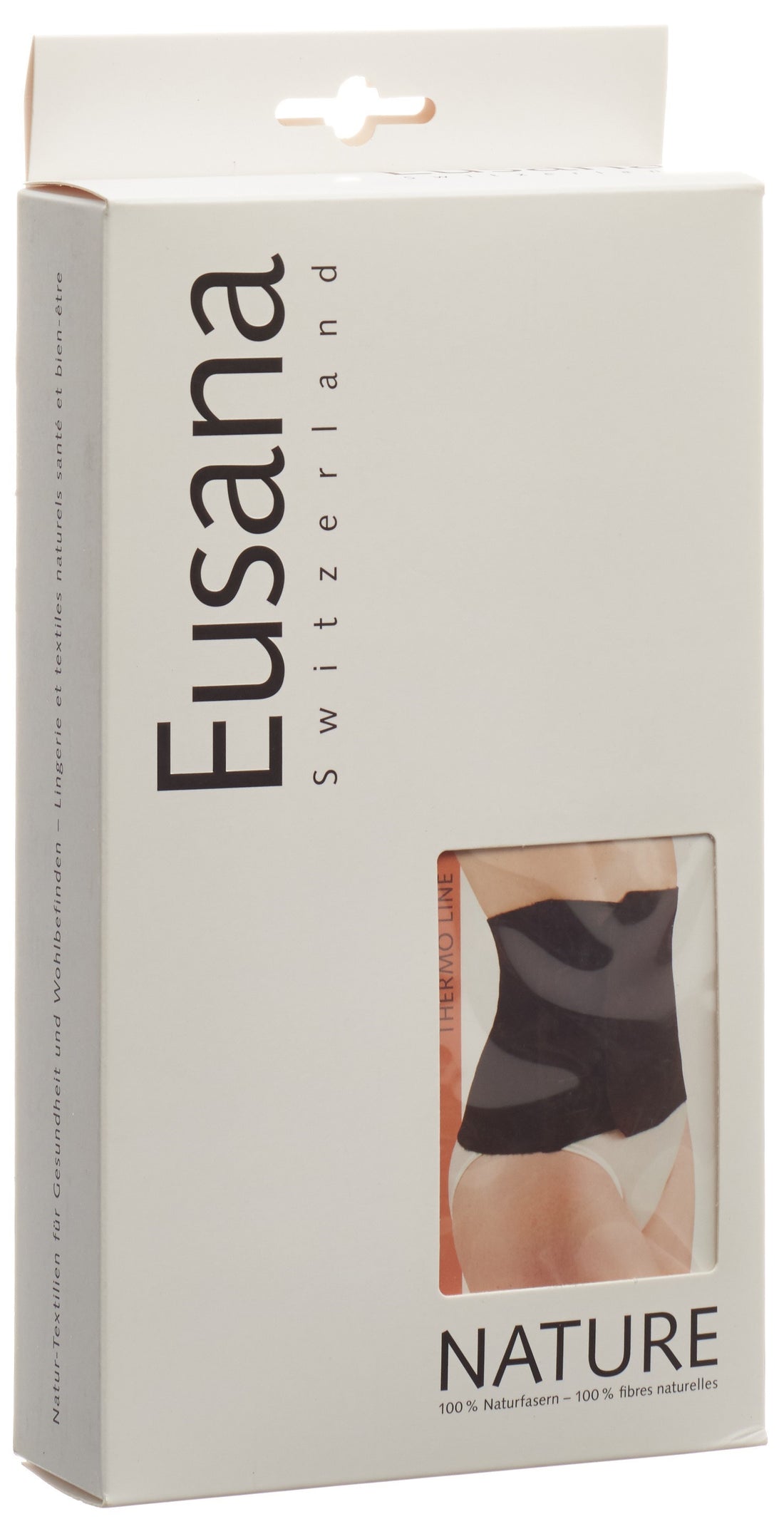 EUSANA Ceinture Chauffante Réglable S Soulage Douleurs | Noir