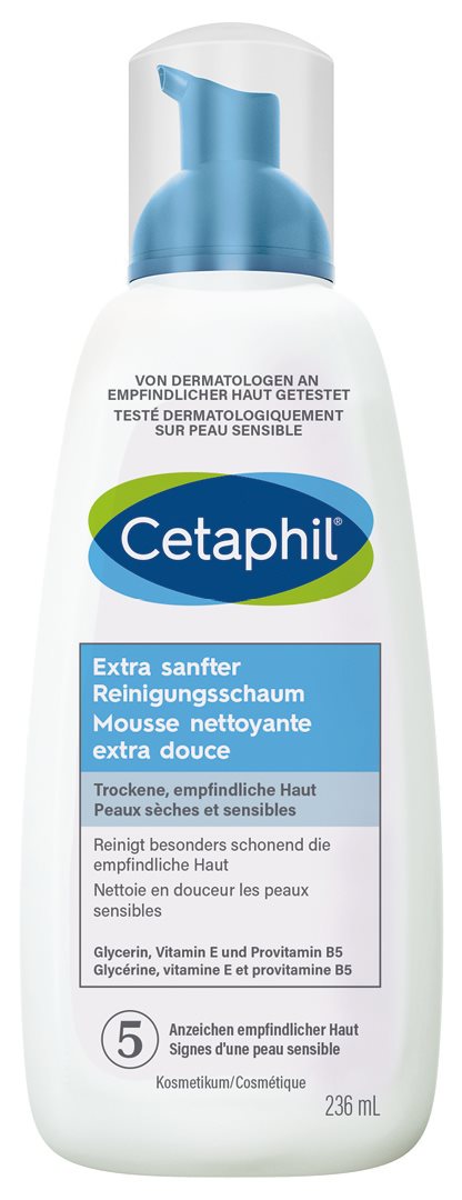 CETAPHIL Mousse Nettoyante Extra Douce Peaux Sensibles | 236 ml