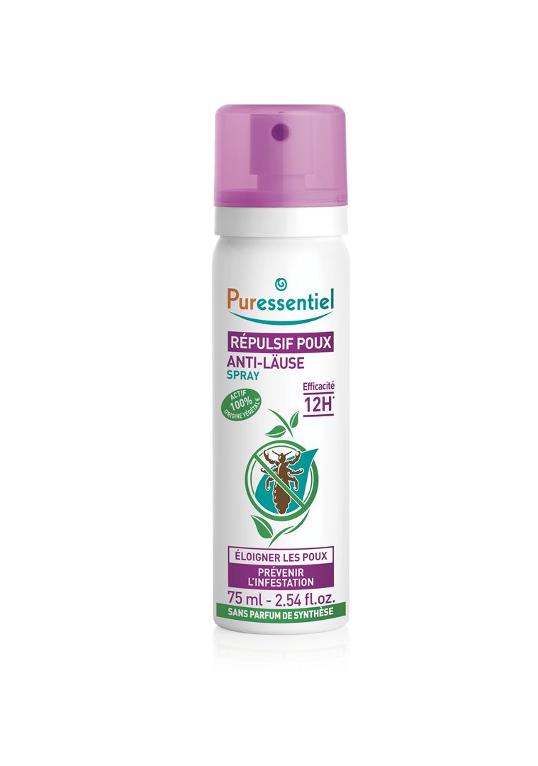 Puressentiel Spray Répulsif Anti-Poux Efficace 75 ml