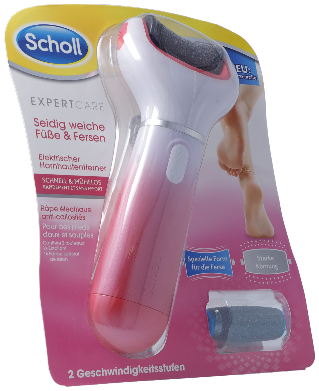 Scholl Velvet Smooth Râpe Électrique Anti-Callosités Douceur | Violet