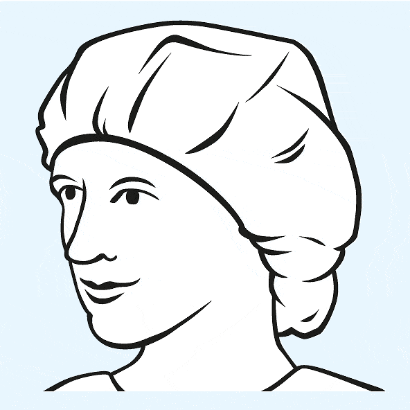 Hartmann FoliDress® CAP Universel Confort pour Hoods Blanc | Pack de 100 Pièces