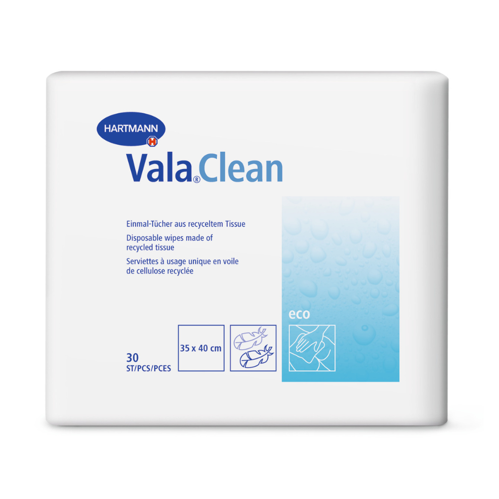 Serviettes Eco Tinge Hartmann Vala® Clean - 35 x 40 cm (Pack de 30)