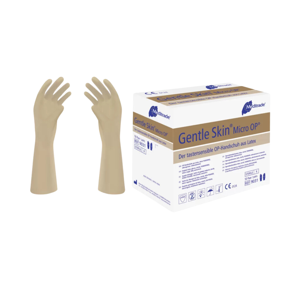 Gants Chirurgicaux en Latex Micro OP® de Meditrade - Sensibilité Optimale