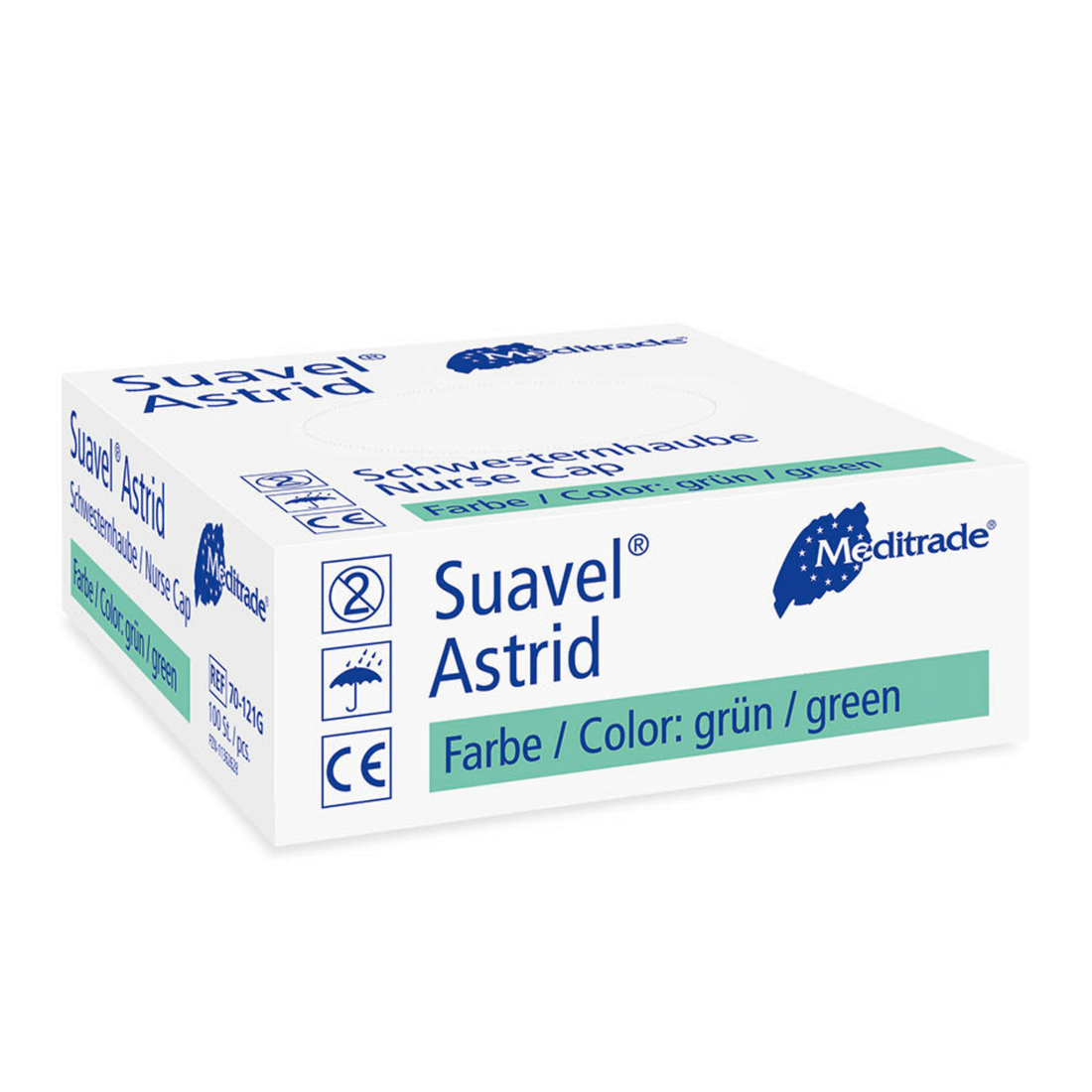 Méditrade Suavel® Astrid Sœurs Haube XL - Blanc | Pack de 100 pièces