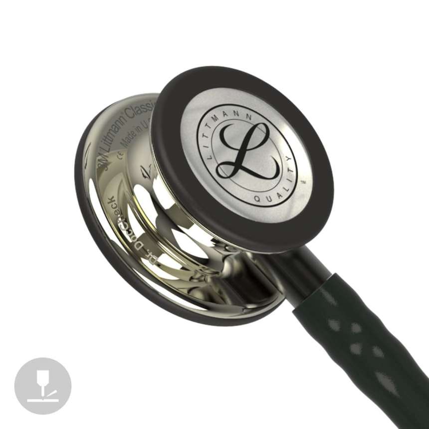Stéthoscope Littmann Classic III Édition Noir Champagne pour auscultation précise