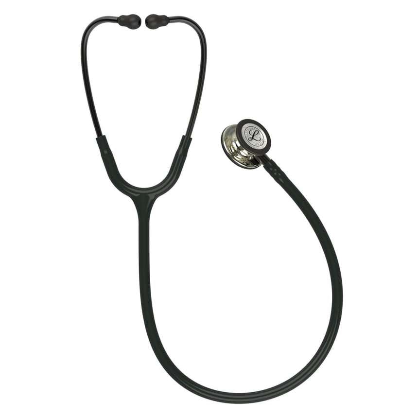 Stéthoscope Littmann Classic III Édition Noir Champagne pour auscultation précise