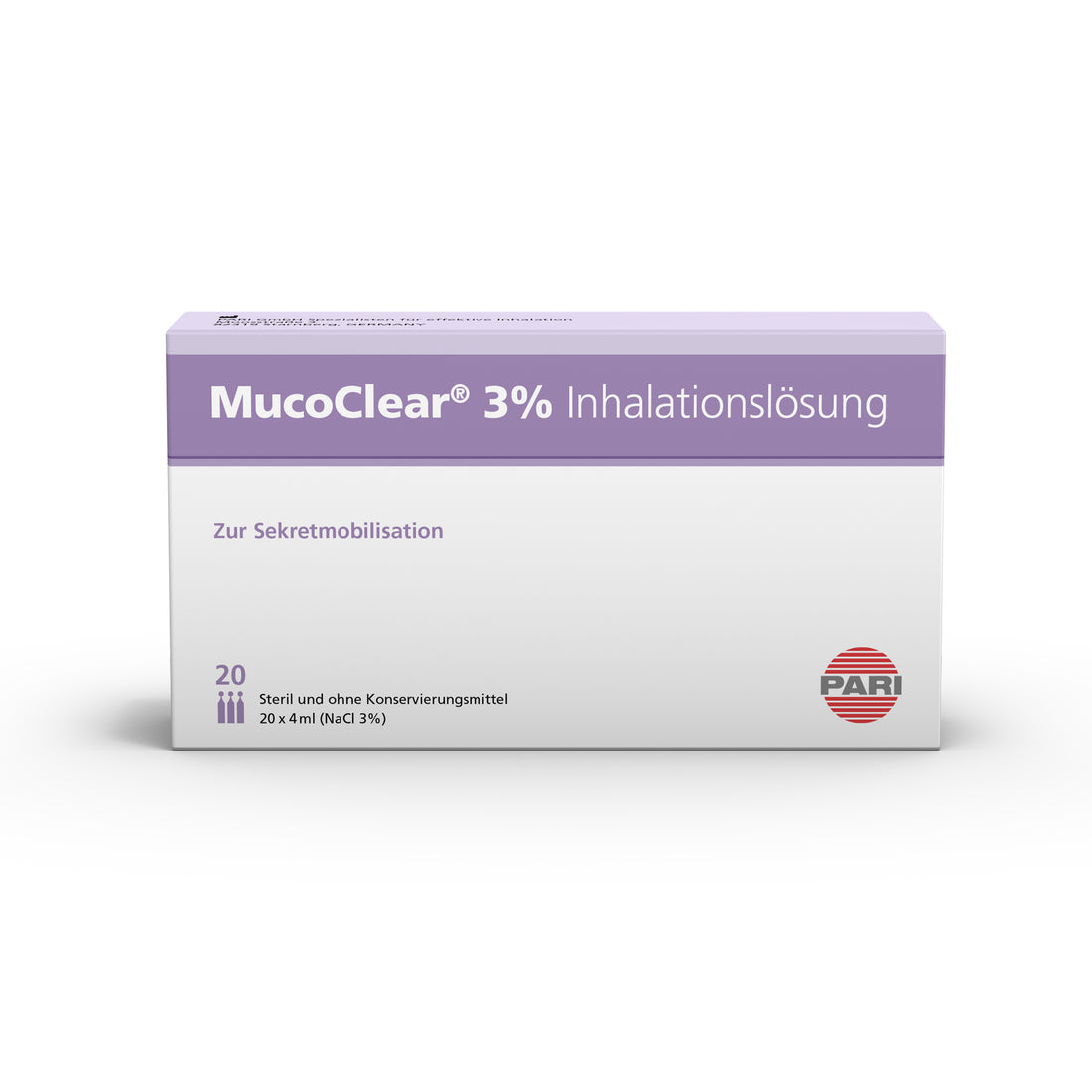 PARI MucoClear NaCl 3% 20 amp | Inhalation