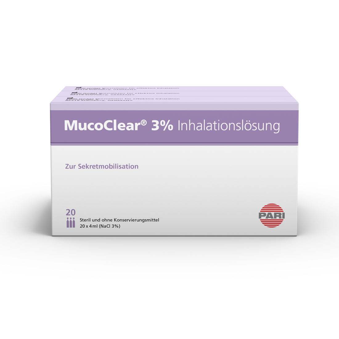 PARI MucoClear NaCl 3% 60 amp | Inhalation
