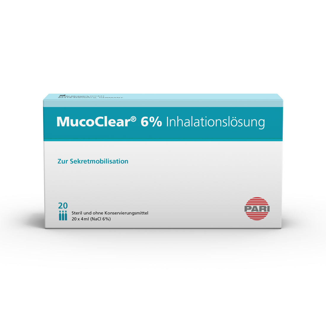 PARI MucoClear NaCl 6% 20 amp | Inhalation