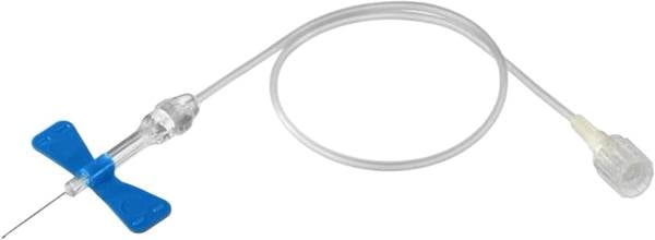 VENOFIX SAFETY 23G 0.65x19mm tub30cm bleu 50 pce